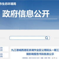 設(shè)計年通過能力600萬噸!江西九江一碼頭工程即將開建